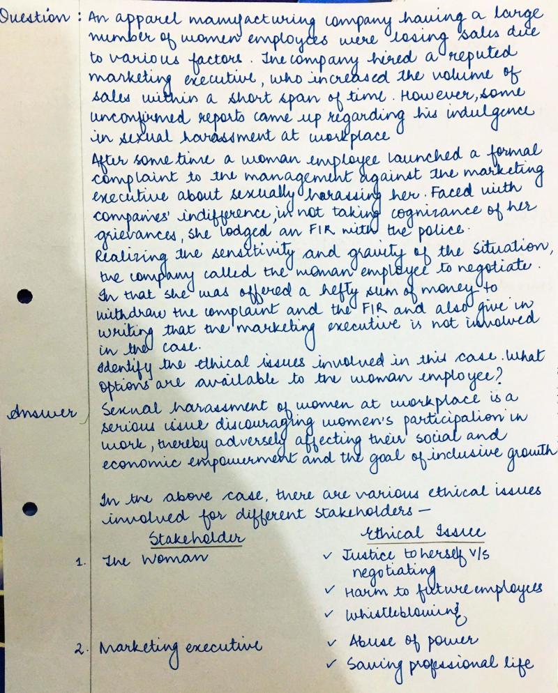 Ethics case study vision ias picture